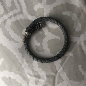 Leather Alex and Ani Wrap Bracelet